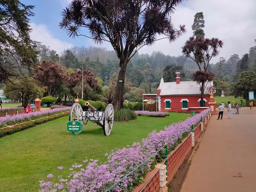 ooty botanical garden cab ooty